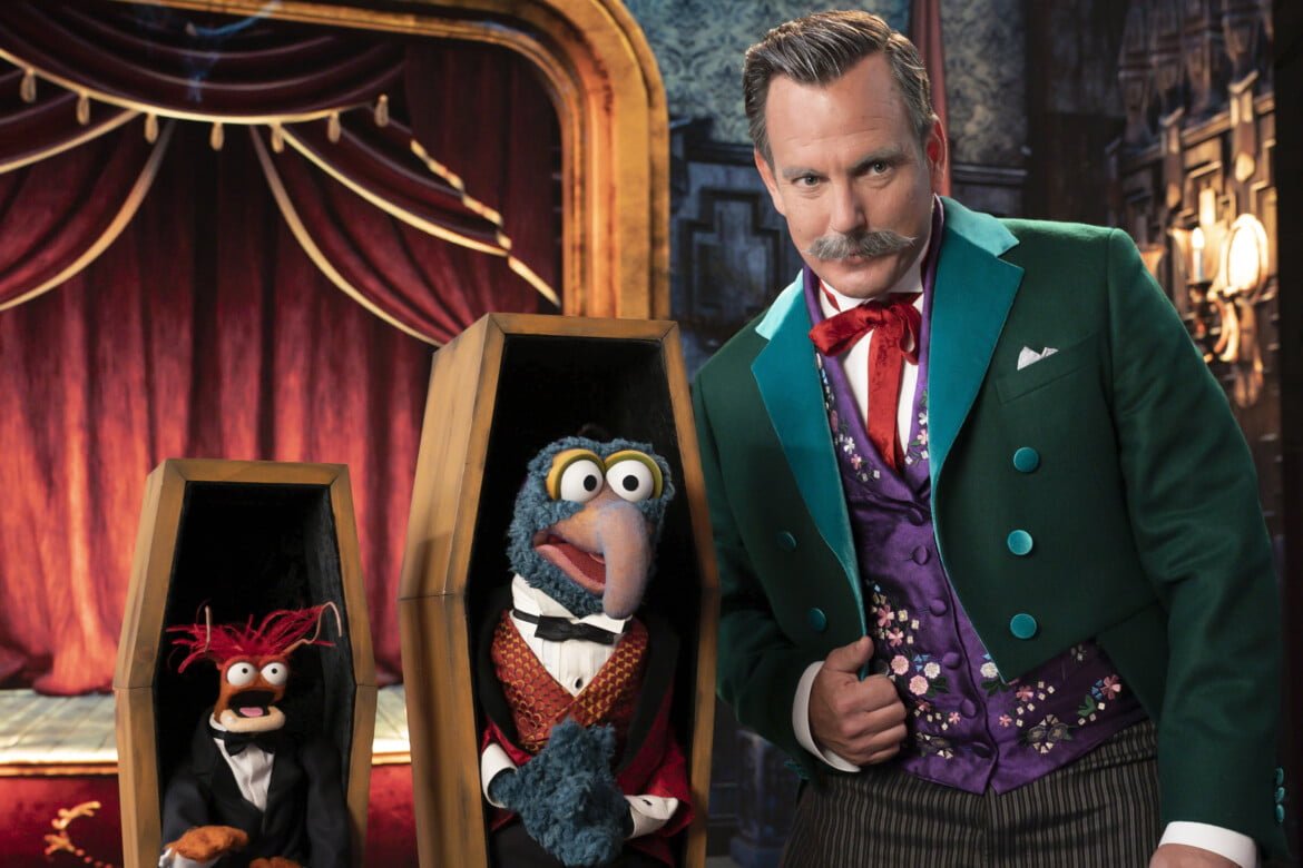 Pepe the King Prawn, Gonzo, and Will Arnett