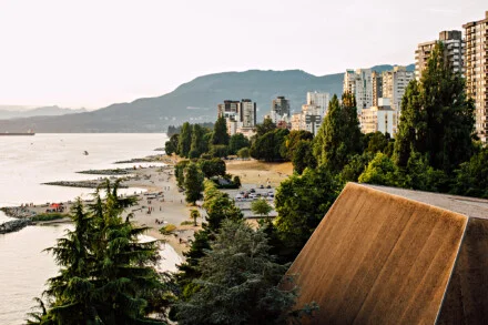 Overlooking Vancouver Aquatic Centre, Sunset Beach, English Bay