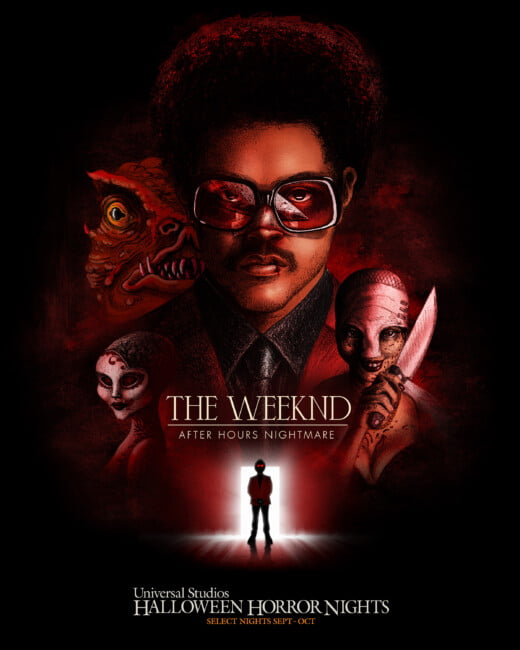 The Weeknd After Hours Nightmare house at HHN 2022