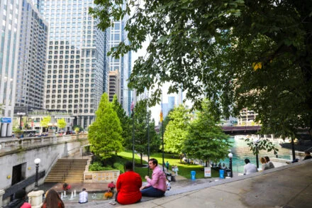 Chicago Riverwalk and Veteran's Park Ledges