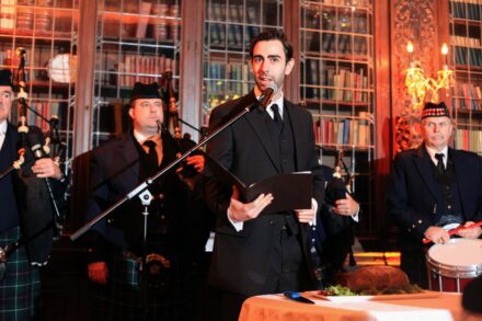A Burns Night event at Casa Loma in Toronto with Johnnie Walker