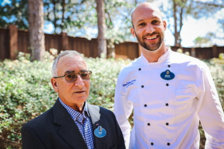 Ron Hood, the Project Manager, Disney Water Parks, and Chef Brad Scholten