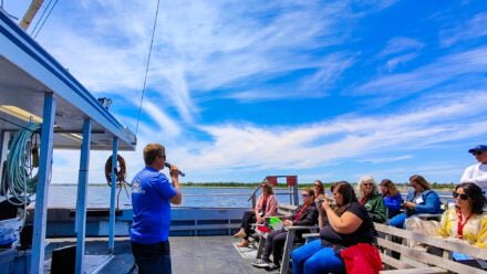 On board the John Herald with Tusket Island Tours