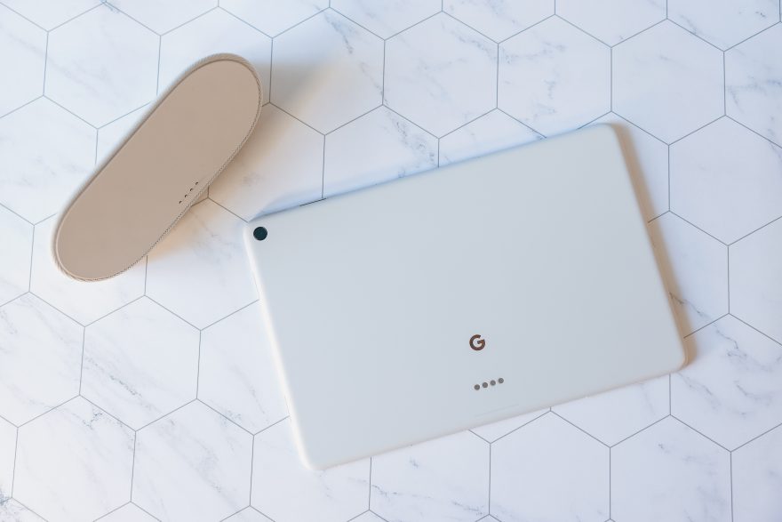 Google Pixel Tablet with the charging speaker dock