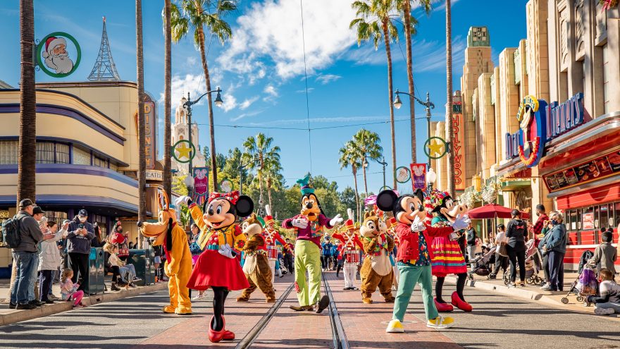 Mickey’s Happy Holidays during the Disney Festival of Holidays at Disney California Adventure Park
