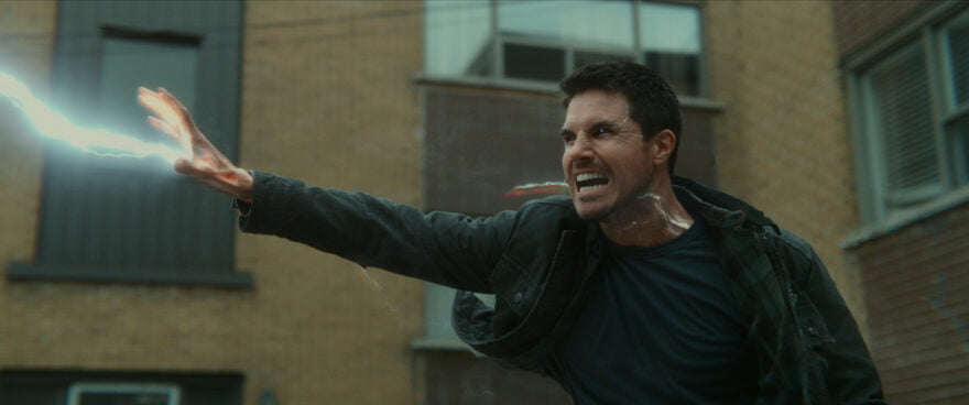 Robbie Amell as Connor in Code 8 Part II