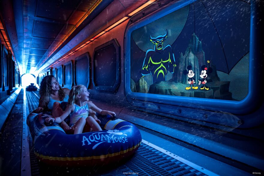 The AquaMouse on the Disney Destiny