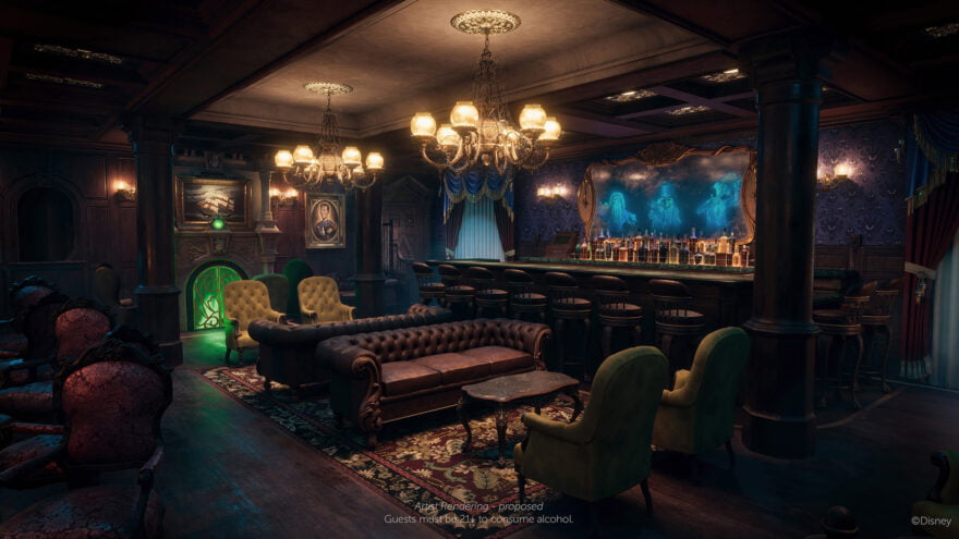 The Haunted Manion Parlor