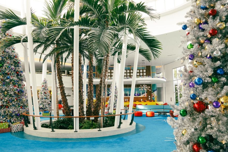 The holidays at Cabana Bay Beach Resort