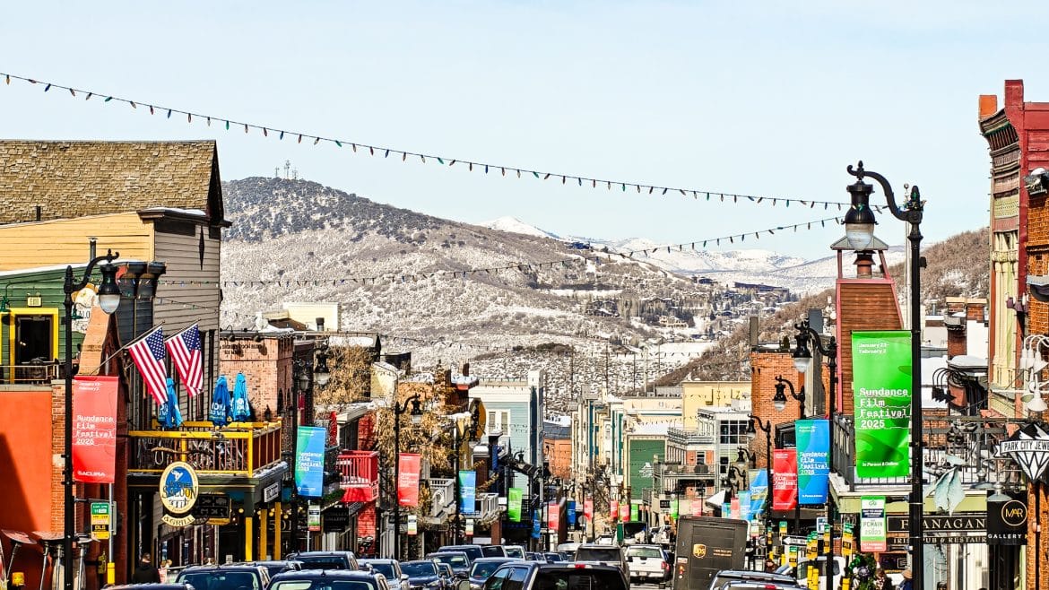 Main street in Park City, Utah