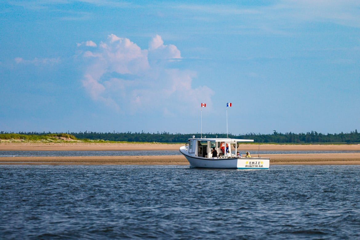 A fishing boat near Saint-Louis de Kent, New Brunswick
