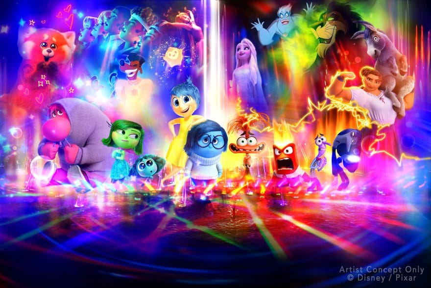 World of Color Happiness! show at Disney California Adventure