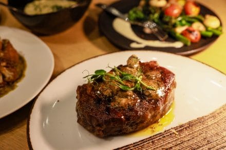 Capa's dry aged steak