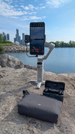 Filming with the DJI Osmo Mobile 7