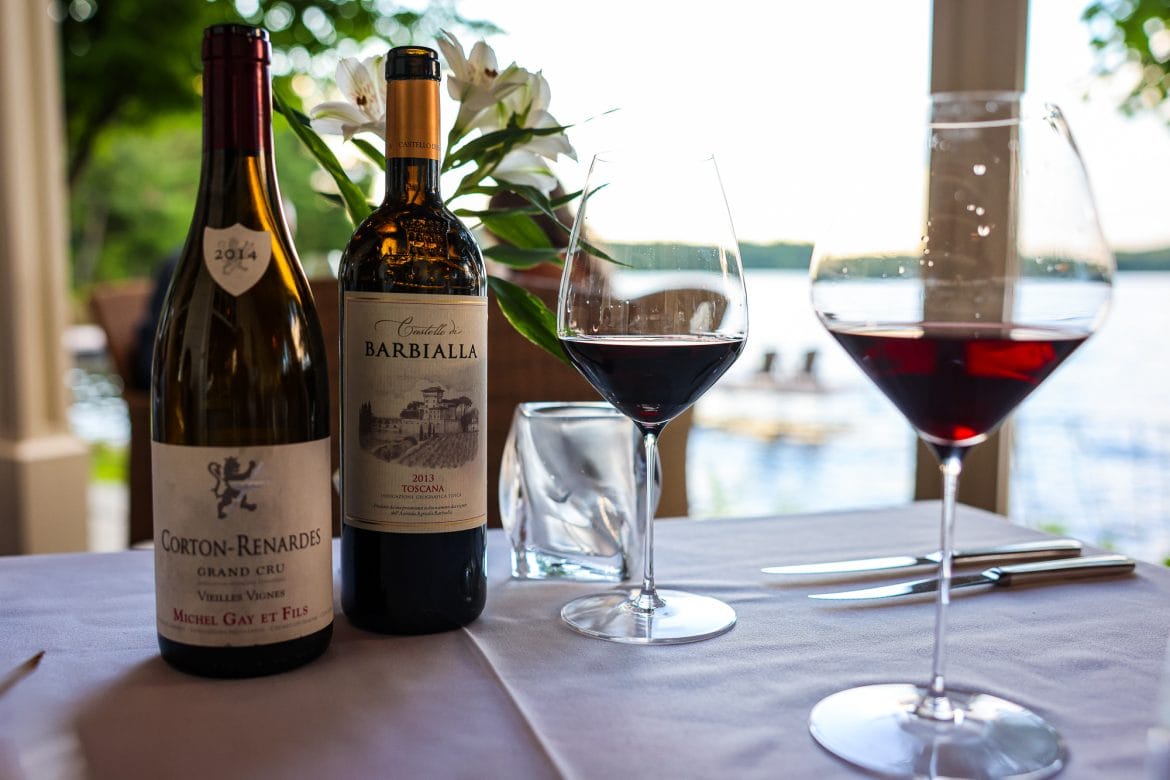 Wine at Le Riverain