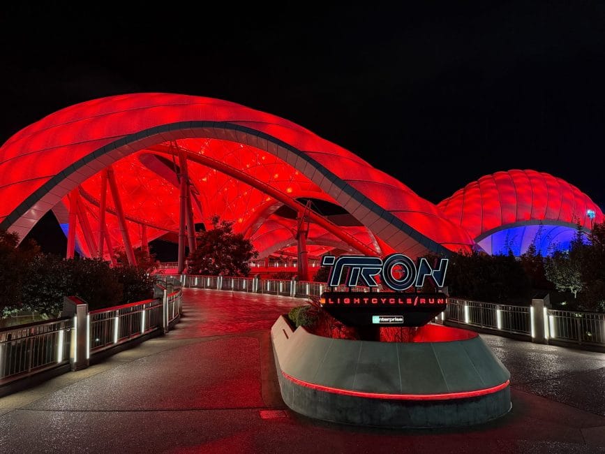 Tron Lightcycle Run at Magic Kingdom