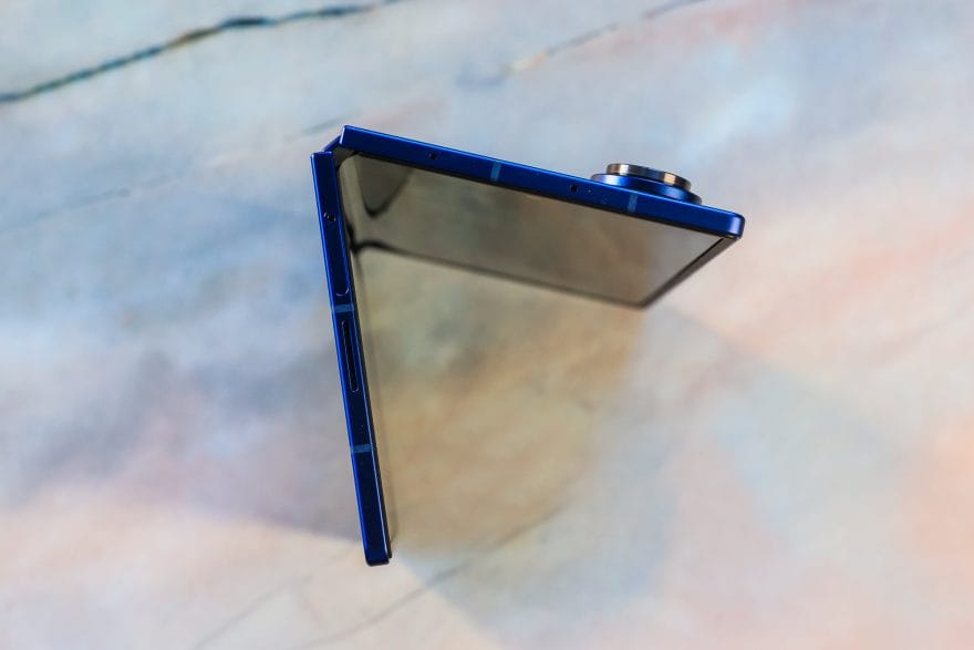 Samsung Z Fold 7, top-down view