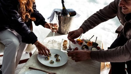 Dom Pérignon 2013 Vintage pour and Kristal Caviar tasting