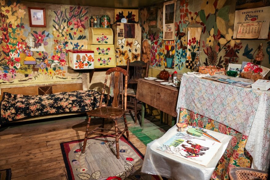 Maud Lewis' house at the Art Gallery of Nova Scotia 