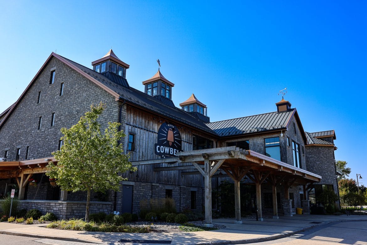 Cowbell Brewery Co. in Blyth, Ontario