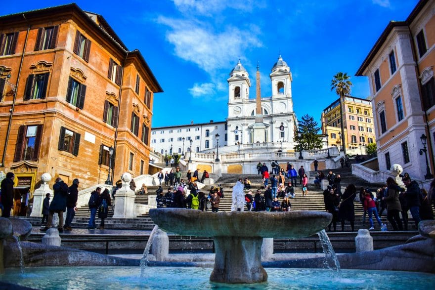 Spanish steps in Rome by Natasa Dav
