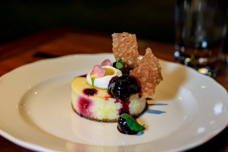 Haskap Cheesecake