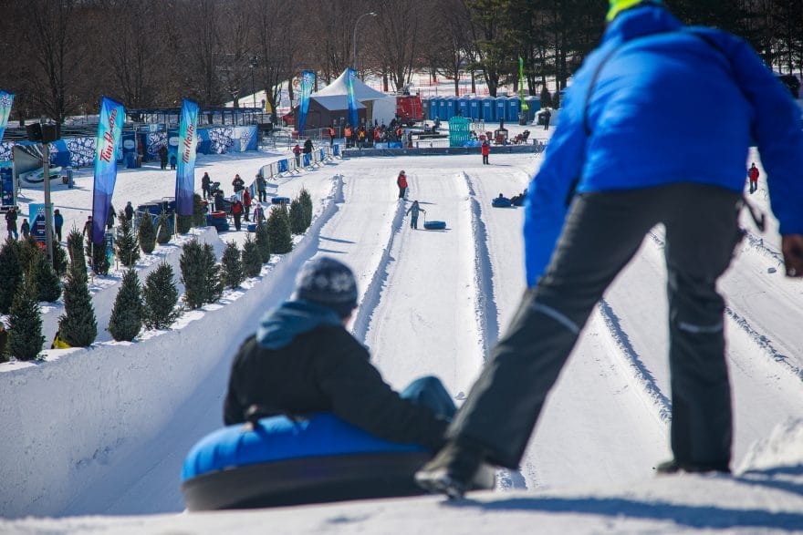 Snow Tubing at Snowflake Kingdom
