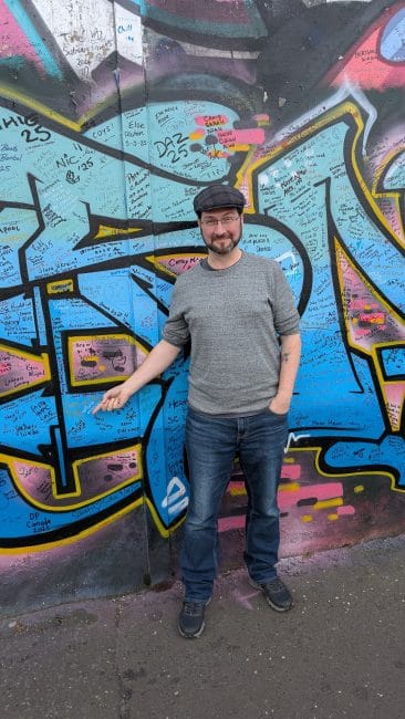Signing Belfast's Peace Wall