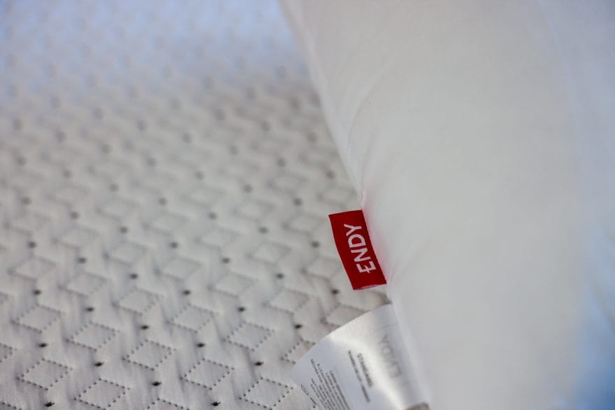 Endy pillow and mattress