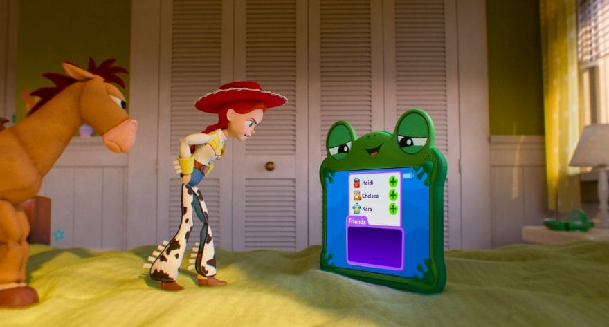 Bullseye, Jessie, and Lilypad in Toy Story 5
