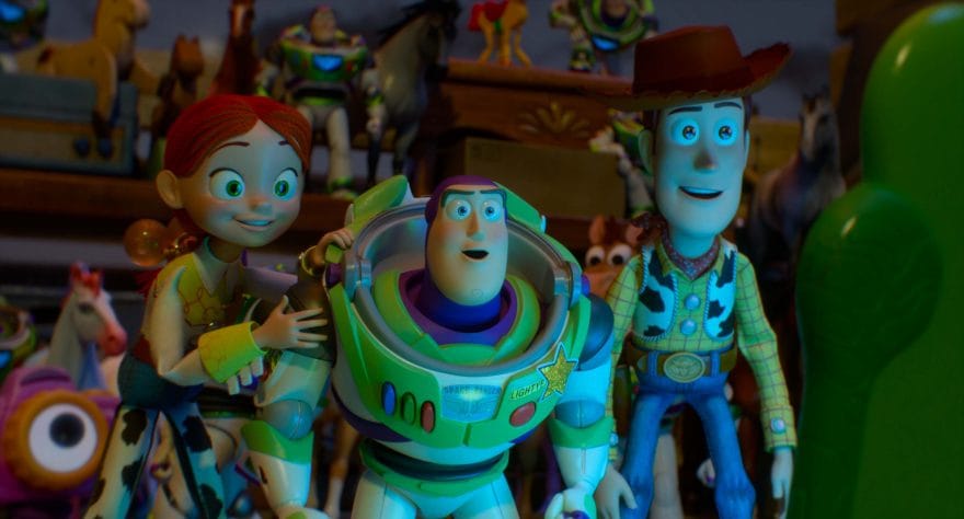 Jessie, Buzz Lightyear, and Woody in Toy Story 5