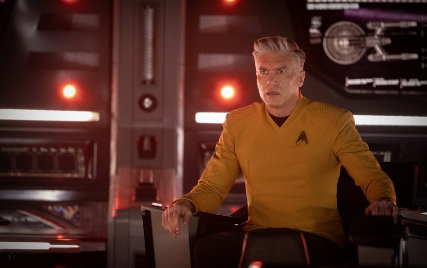 Anson Mount as Captain Pike in Star Trek: Strange New Worlds